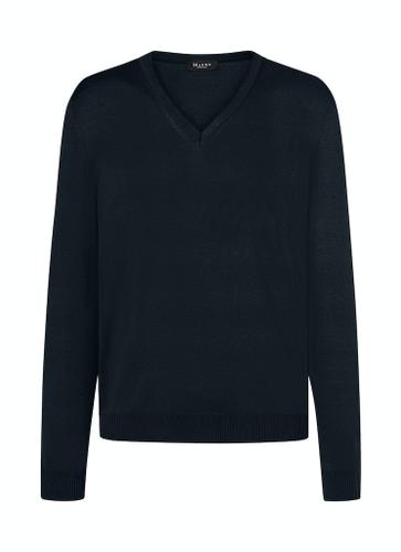 Pullover V-Ausschnitt 1/1 Arm Schwarz 58