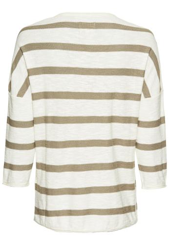 Rundhals Pullover aus Baumwolle S Regular Fit - Dark Straw Fantasy