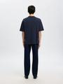 SLHLOOSEOSCAR SS O-NECK TEE NOOS XL Locker geschnitten - Sky Captain