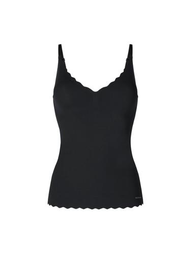 Skiny Damen Spaghettishirt herausnehmbare Pads Micro Essentials 42 - Black