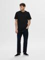 SLHCOLMAN SS O-NECK TEE NOOS Schwarz XL