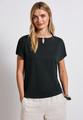Shirt mit Cut-Out Grün 42