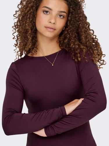 ONLEA L/S 2-WAY DEEP NECK TOP JRS NOOS M Normal geschnitten - Winetasting