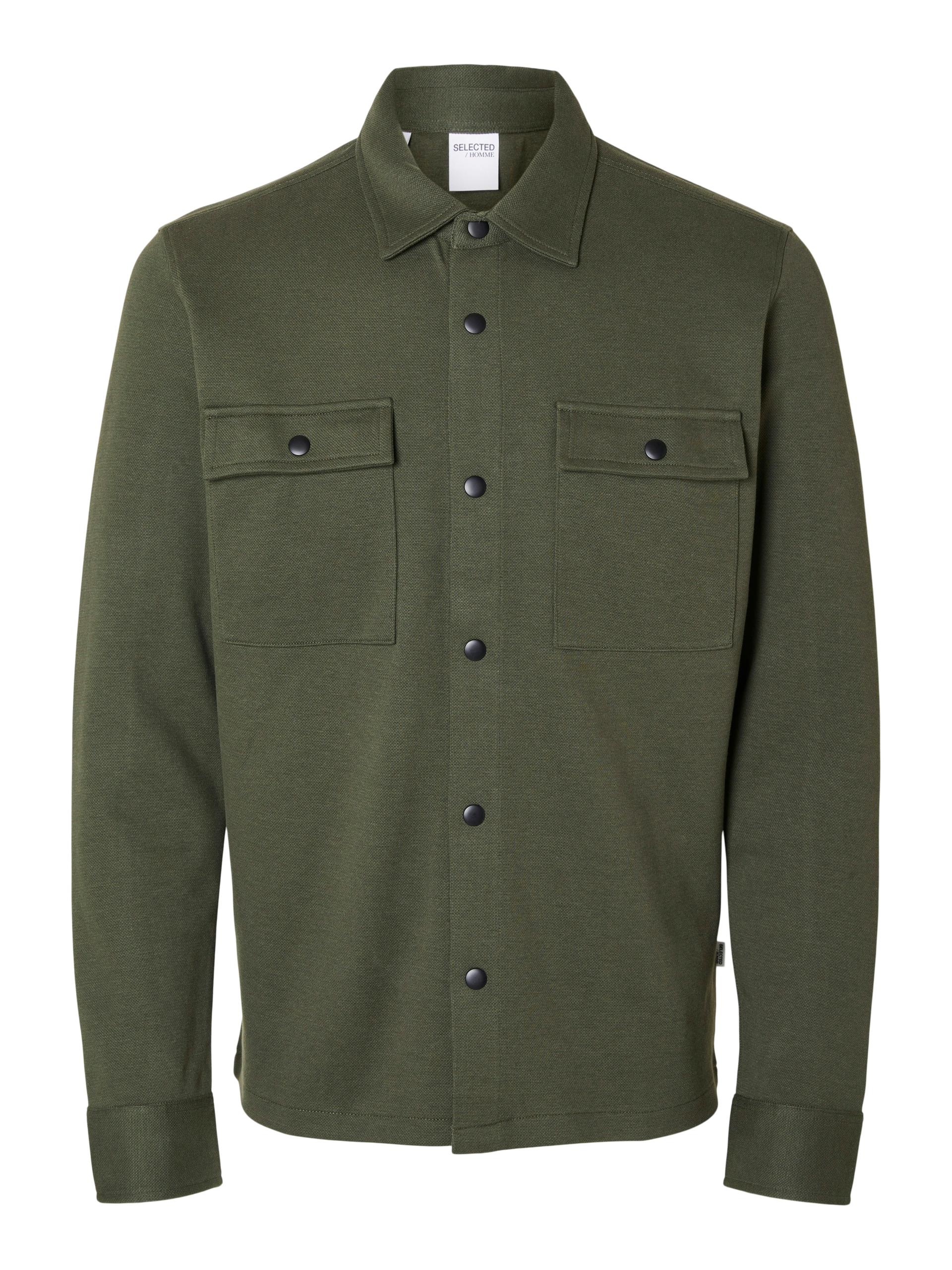 SLHJACKIE SWEAT JACKET NOOS L Normal geschnitten - Forest Night