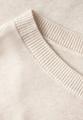 Kurzarmpullover 36 - Cream White Melange