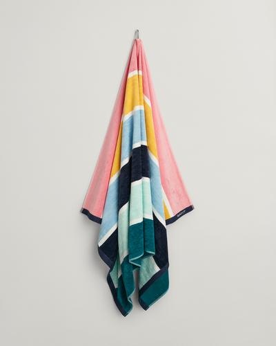 Mehrfarbig gestreiftes Strandtuch 100X180 - Multicolor