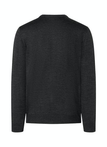 Pullover Rundhals 1/1 Arm Grau 52