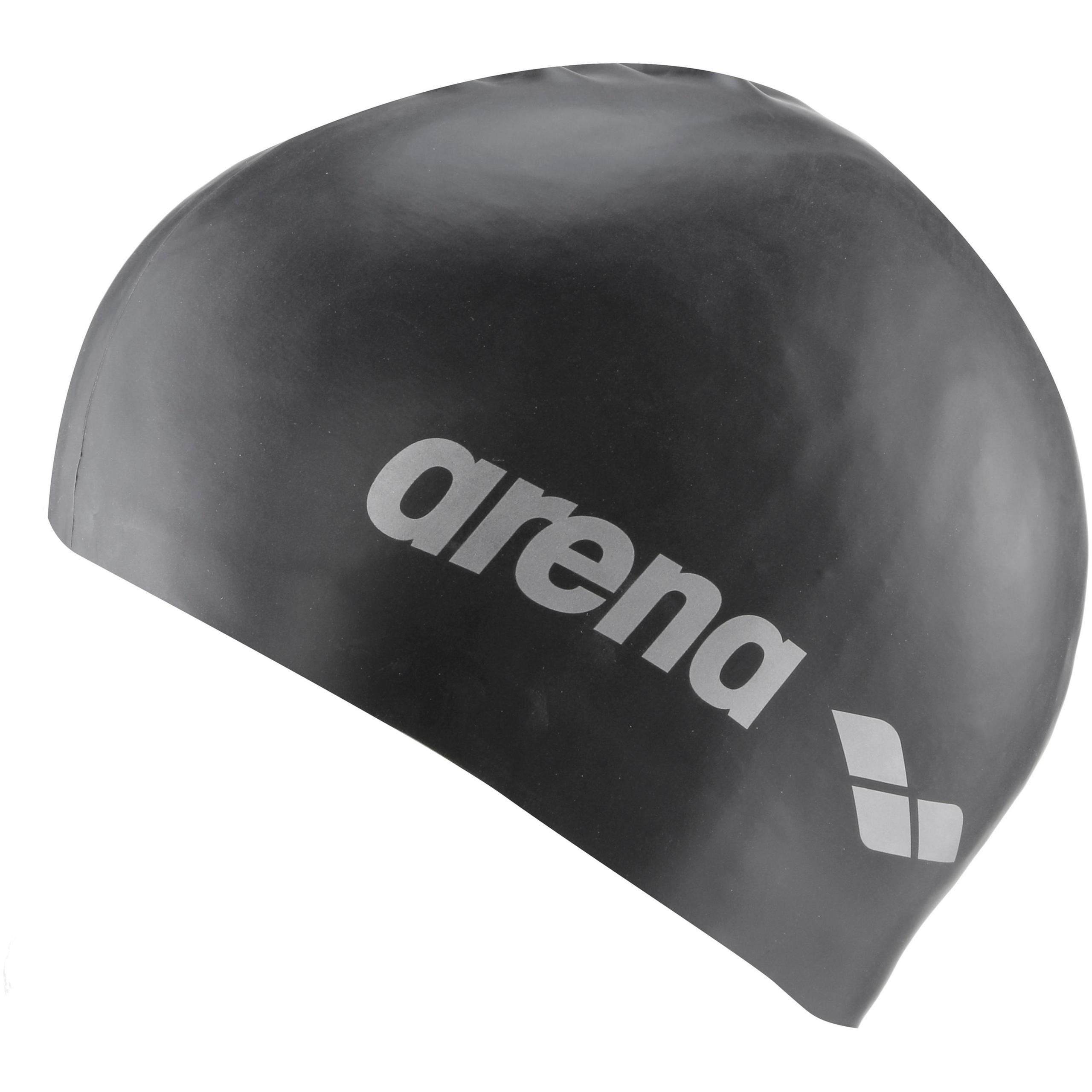 arena Badekappe Classic Silikon Onesize in Schwarz