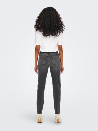 ONLEMILY STRETCH HW ST AK DNM CRO614NOOS 27/32 Gerade geschnitten - Dark Grey Denim