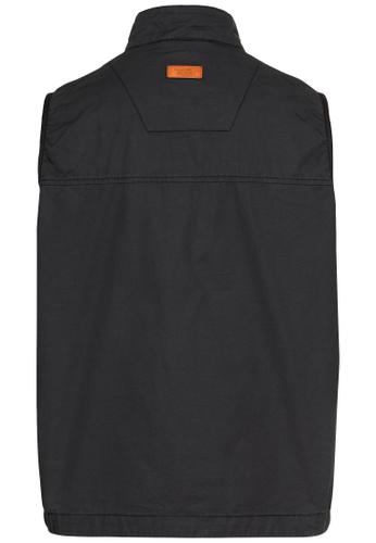 Outdoor-Weste mit Stehkragen 58 Regular Fit - Dark Navy