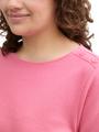 Plus Size - Langarmshirt mit Knopf-Details 46 Loose Fit - Bright Rose