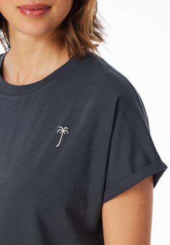 Shirt Kurzarm Grau 36