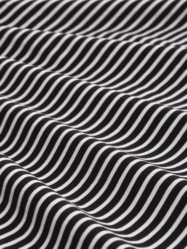 Jerseykleid mit Streifenmuster 36 Regular Fit - White Black Irregular Stripe