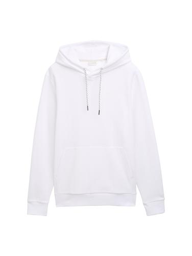 Hoodie Sweatshirt aus Baumwolle XL Regular Fit - White