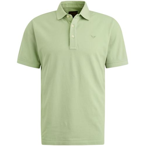 pique garment dye Grün XXXL