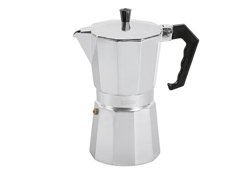 Espressokocher Classico 9 Tassen Aluminium 23,5cm Ø10,5cm