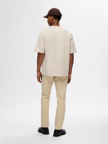 SLHLOOSEOSCAR SS O-NECK TEE NOOS Grau S