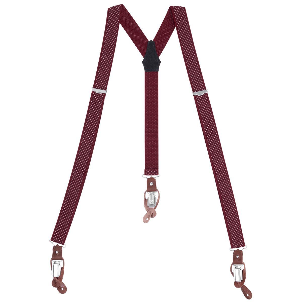 Hosenträger LINDENMANN Y-Form 120 - Rot