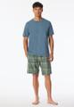 T-Shirt Rundhals Blau 48