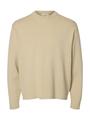 SLHTELLER FN RELAXED CREW NECK NOOS XL Locker geschnitten - Oatmeal