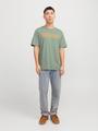 JJTEX TEE SS CREW NECK L Normal geschnitten - Iceberg Green
