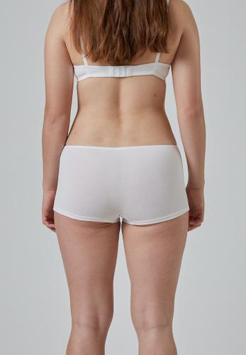 Skiny Damen Pant Cotton Essentials Weiß 36
