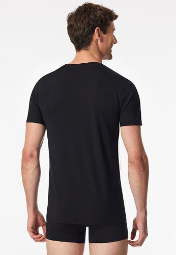 Shirt V-Ausschnitt Schwarz 6