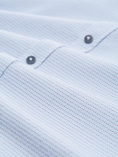 Regular Fit Kurzarmhemd aus Baumwolle XXXL Regular Fit - Powder Blue Multicolor Dot