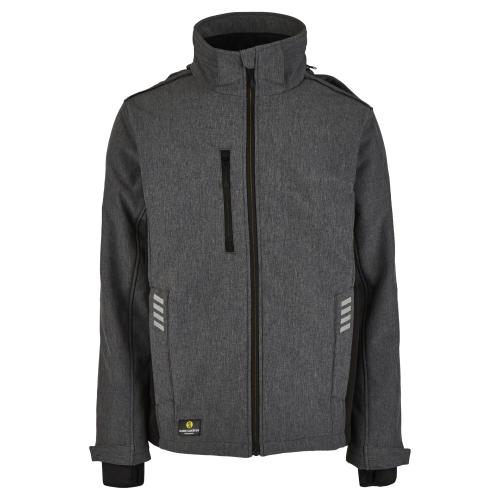 SMART Wintersoftshell-Jacke - Grau - Gr: XS