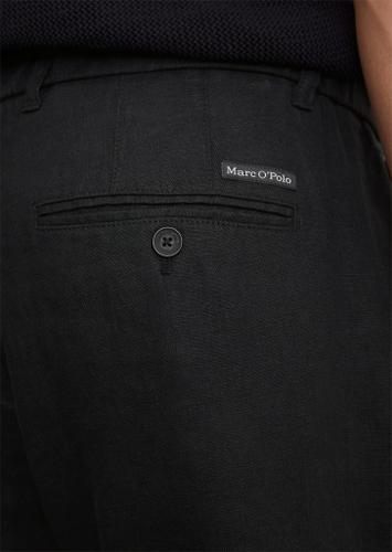 Leinenhose Model Osby jogger pleats 32 32 Tapered Fit - Black