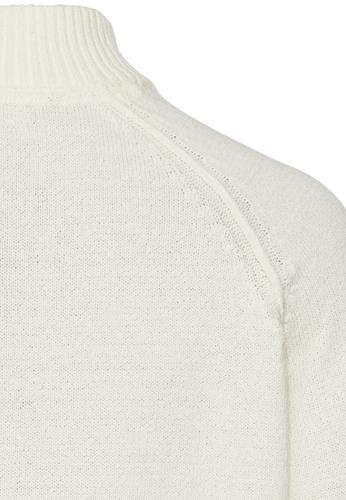 Troyer Pullover aus einem Baumwollmix M Relaxed Fit - Ecru
