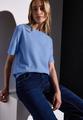 T-Shirt mit Struktur Blau 40