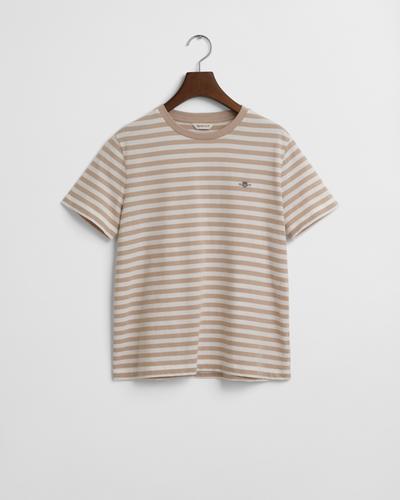 Shield T-Shirt mit Streifen S - Dry Sand
