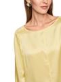 Feminine Bluse in reiner Seide 42 - Flan