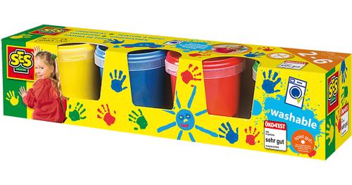 SES Creative - Fingerfarbe 4 Farben je 150ml