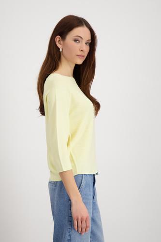 Linksstrick-Pullover 36 - Mango Sorbet