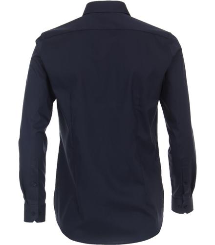 Popeline Hemd uni 001420 42 Body Fit - Blau