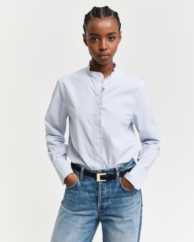 Regular Fit Bluse mit Rüschendetails und Streifen 34 - Clear Sky