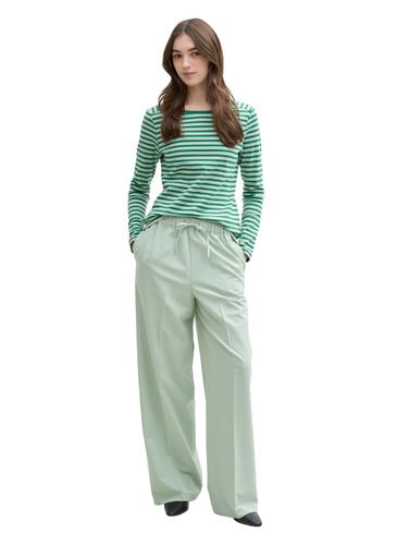 Langarmshirt mit Streifenmuster XL Regular Fit - Tonal Green Stripe