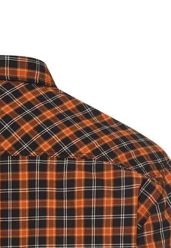 Langarm Hemd aus reiner Baumwolle 3XL Regular Fit - Cinnamon