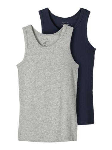 NKMTANK TOP 2P NOOS 110 - Grey Melange