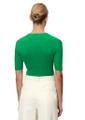 Kurzarm-Ripp-Strickpullover XL - Vivid Green