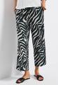 Gemusterte Wide Leg Hose 36/7/8 Hosen - Pine Grove Green