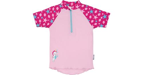 Kurzarm-Schwimmshirt - Badebekleidung - rosa Gr. 80