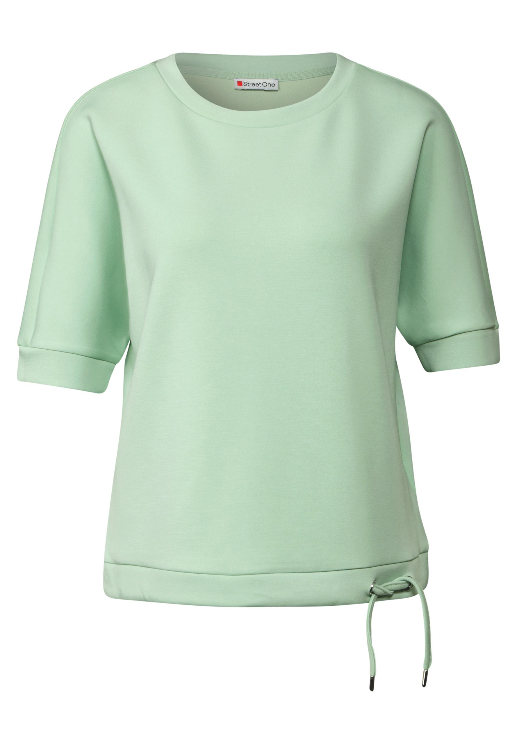 Silk-Look T-Shirt Grün 40