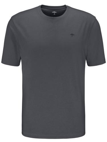 T-Shirt, O-Neck Grau S