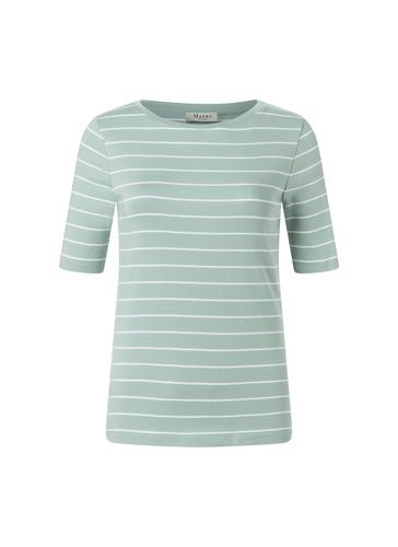 T-Shirt Rundhals 1/2 Arm Slim Fit - Light Aqua