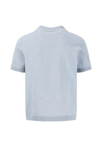 Polo, Cotton Linen Blau M