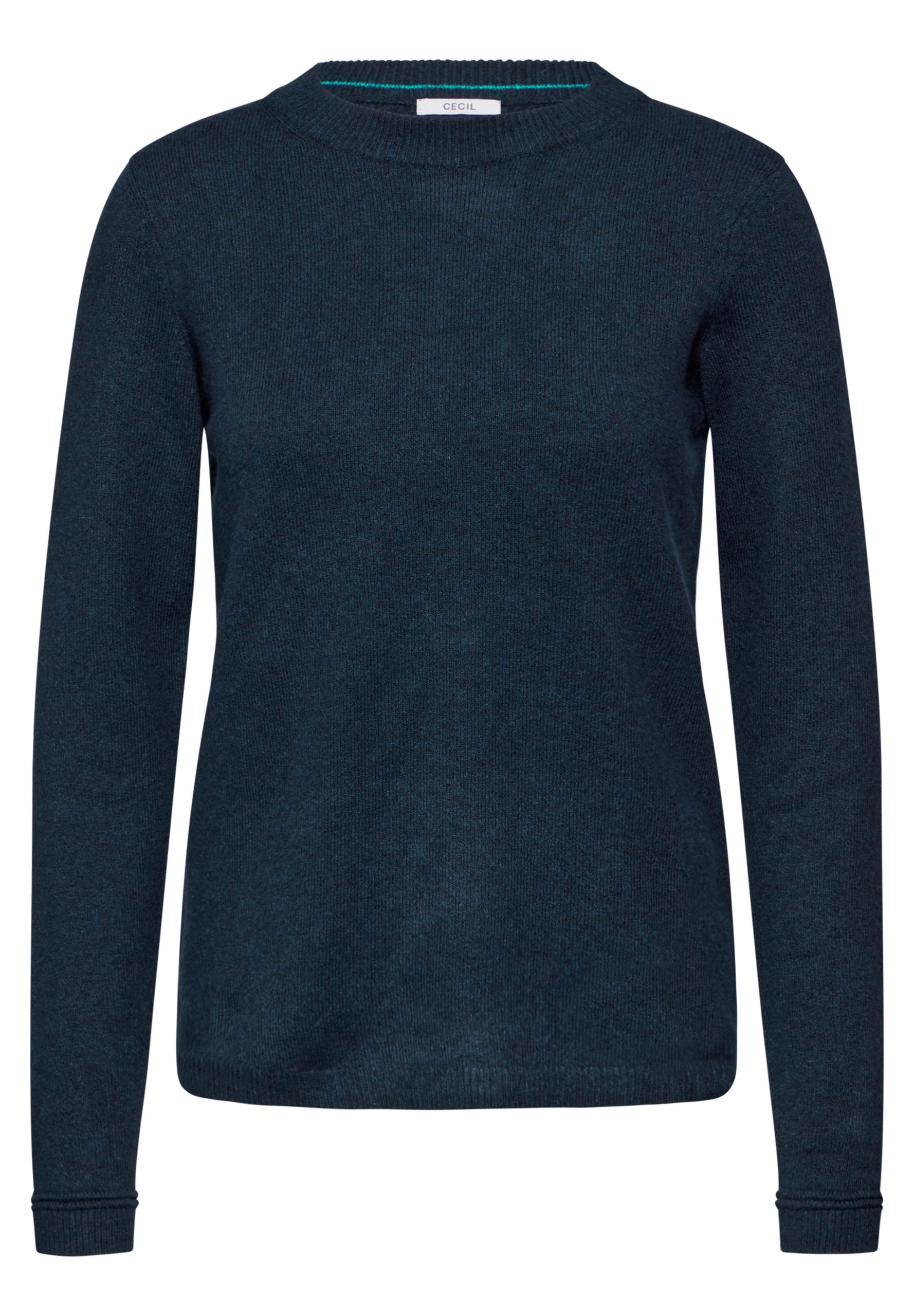 Kuscheliger Pullover S - Deep Petrol Melange