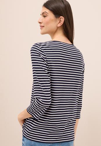Gestreiftes Shirt L - Urban Dark Blue